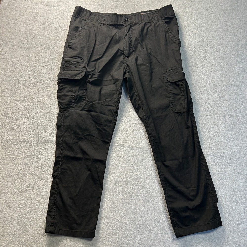 WearFirst Cargo Pants Mens 38x30‎ Black Tactical Utility Outdoor Hiking Workwear